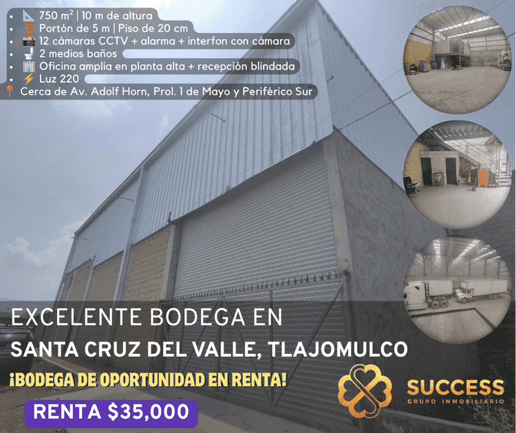 bodega en renta santa cruz del valle santa cruz del valle tlajomulco de zuniga jalisco p2BfUtj