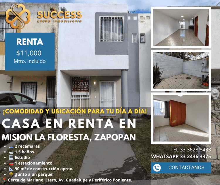 casa en renta mision la floresta mision la floresta zapopan jalisco pUhBufE
