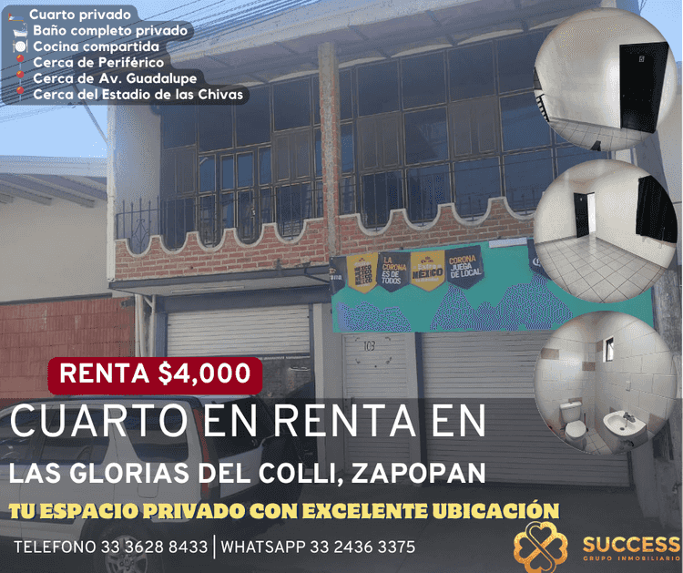departamento en renta glorias del colli la gloria del colli zapopan jalisco pZDGCII